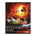 Набор предметных тетрадей Calligrata «Футбол», 10 предметов, 48 листов, со справочным материалом, обложка из мелованного картона, блок офсет - фото 65330102