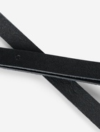 Ручка для сумки из натуральной кожи, с карабинами, 125×1.2 см, чёрная - Фото 4