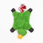 Игрушка текстильная "Косматая утка" , 32 х 19 см, зелёная - фото 6528817