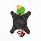 Игрушка текстильная "Косматая утка" , 32 х 19 см, зелёная - Фото 3