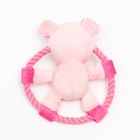 Игрушка текстильная "Свинка в кольце", 18 х 13 см - Фото 2