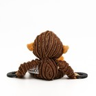 Игрушка текстильная с резиновыми кольцам "Обезьяна", 26 х 10 см - Фото 4