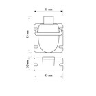 Блокиратор детский магнитный LOCKLAND с фиксатором, 4 замка-блокиратора в комплекте - Фото 14