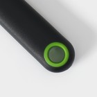 Нож для масла Доляна Lime, 20×3 см, цвет чёрно-зелёный - фото 4342801
