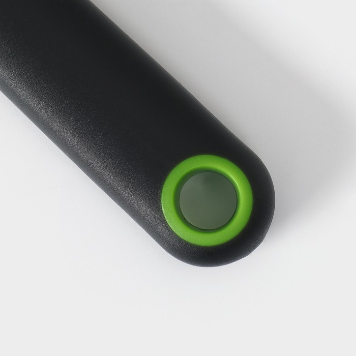 Нож для масла Доляна Lime, 20×3 см, цвет чёрно-зелёный - фото 1891201315