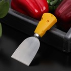 Нож для сыра Доляна Cheese, 13 см, цвет жёлтый - фото 9538415