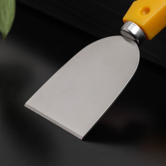 Нож для сыра Доляна Cheese, 13 см, цвет жёлтый - фото 1907364322
