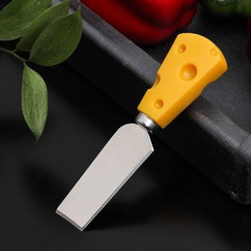 Нож для сыра Доляна Cheese, 13,5 см, цвет жёлтый