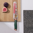 Нож для овощей Доляна «Эсмиральда», овощной, лезвие 8,5 см, цвет зелёный - фото 50282146