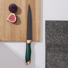 Нож разделочный Доляна «Эсмиральда», разделочный, лезвие 20 см, цвет зелёный - фото 4342828