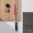 Нож разделочный Доляна «Эсмиральда», разделочный, лезвие 20 см, цвет зелёный - Фото 4