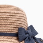 Шляпа для девочки MINAKU, цв. пудра, р-р 54 - Фото 3