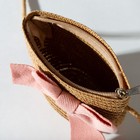 Комплект для девочки (шляпа р-р 52, сумочка) MINAKU цвет коричневый - Фото 5