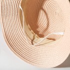 Комплект для девочки (шляпа р-р 52, сумочка) MINAKU цвет розовый - Фото 3