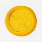 Шляпа для девочки MINAKU "Кошечка", цв. жёлтый, р-р 50 - Фото 2