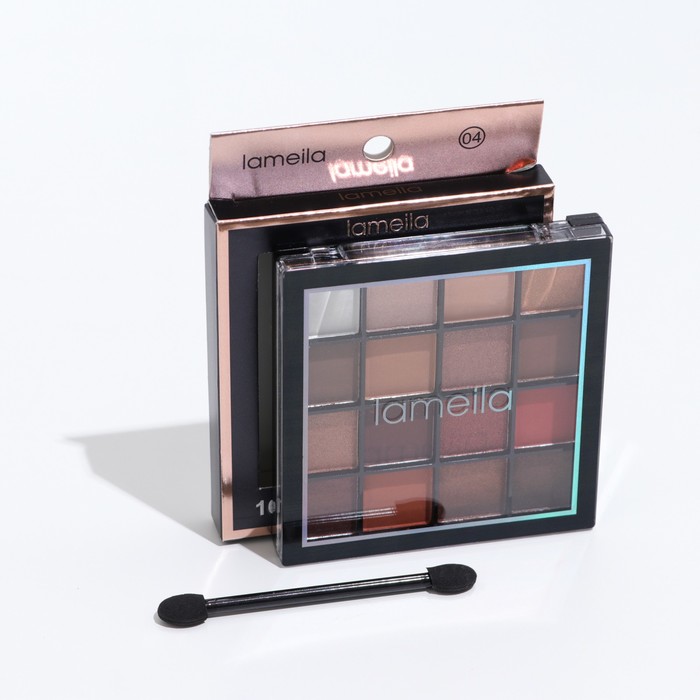 Палетка теней для век, 16 цветов - Фото 1