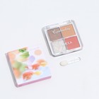 Палетка теней для век, 4 цвета - Фото 5