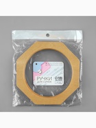 Ручки для сумки деревянные, d=10.5, 13.5×13.5 см, 2 шт., бежевые - Фото 5