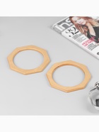 Ручки для сумки деревянные, d=10.5, 13.5×13.5 см, 2 шт., бежевые - Фото 6