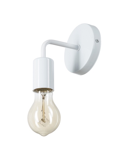 Светильник Бра 2609/1WT, E27, 40 Вт, белый, 10×12×17.5 см