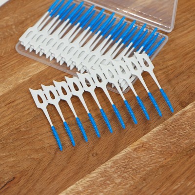 Зубочистки «Синтек», 24 шт., цвет синий