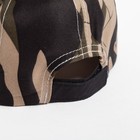 Кепка детская MINAKU "Камуфляж" цвет зелёный-бежевый, р-р 50-52 - фото 34736999