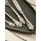 Набор столовых приборов из нержавеющей стали Magistro Queen, 4 предмета, цвет серебряный - фото 21464524