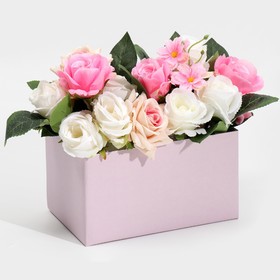 Коробка сборная «Розовая жемчужина», 18 х 10 х 11 см