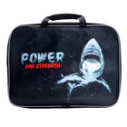 Папка для труда, А4, текстильная, 35×27×7 см «Акула» - Фото 2