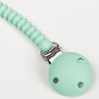 Держатель для соски - пустышки «Кольца», силиконовый, цвет зеленый - фото 21464774 Держатель для соски - пустышки «Кольца», силиконовый, цвет зеленый - фото 21464774