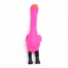 Игрушка пищащая "Фламинго" для собак, 22,5 см, розовая - Фото 2