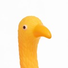 Игрушка пищащая "Фламинго" для собак, 22,5 см, жёлтая - фото 6529307