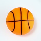 Игрушка-шар под лакомства "Баскетбол", 8 см, оранжевая - Фото 4