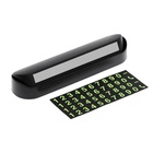 Табличка Cartage, для номера телефона с крышкой, люминесцентные цифры, черный - Фото 3