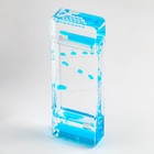 Гелевые часы, антистресс, 16.5×5.8 см, синие - Фото 2