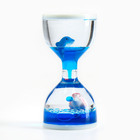Гелевые часы, 10.5 х 5 см, антистресс, синие - фото 23394511