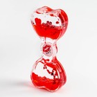 Гелевые часы, с мигающим шариком, 13 х 7,5 см, красные - фото 295452919