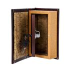 Шкатулка книга-сейф «Мой капитал», дерево, 17×11×5 см - Фото 8