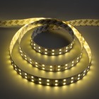 Светодиодная лента 12В SMD5050, 5 м, IP33, 120LED, 28.8Вт/м, 10-12 Лм/1 LED, DC, ТЁПЛЫЙ БЕЛЫЙ - Фото 1