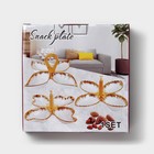 Менажница 4 ячейки «Марбл», 20×3.2 см, цвет белый - Фото 8