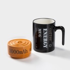 Кружка с крышкой «Энергия», 350 мл, керамика - Фото 2