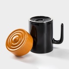 Кружка с крышкой «Энергия», 350 мл, керамика - Фото 3