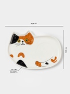 Чайная пара «Котик», 3 предмета: чашка 200 мл, блюдце 18.8×13.6 см, ложка, керамика, белая - Фото 2