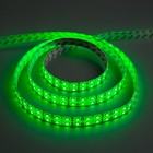 Светодиодная лента 12В, SMD5050, 5 м, IP65, 120 LED, 28.8 Вт/м, 10-12 Лм/1 LED, DC, ЗЕЛЁНЫЙ - Фото 1