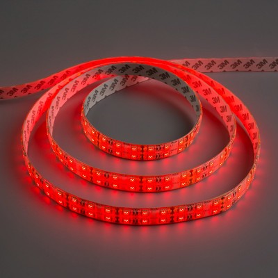 Светодиодная лента 12В, SMD5050, 5 м, IP65, 120 LED, 28.8 Вт/м, 10-12 Лм/1 LED, DC, КРАСНЫЙ