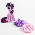 Резинки атласные для волос, 2 шт, "Искорка", My Little Pony - фото 35934016