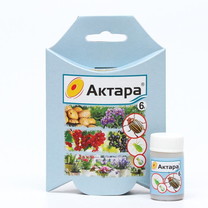 Средство от вредителей Актара (сухая), инсектицид, 6 г - Фото 1
