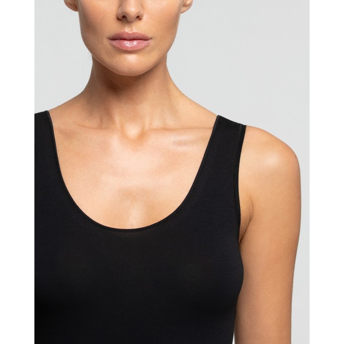 Майка женская CANOTTA SPALLA LARGA PLANET, размер XL, цвет nero