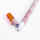 Ручка шариковая синяя паста 0.7 мм «8 марта» пластик, в подарочной коробке - Фото 4