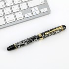 Ручка подарочная в футляре кожзам «Удачи во всем!», синяя паста 1.0 мм - фото 6529752